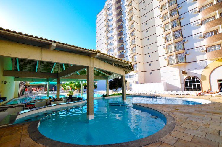 Diroma Exclusive - Piscinas Termais 24 Horas, Sauna, Copa Da Mamae, Limpeza Diaria, Estacionamento Gratis! Caldas Novas Bagian luar foto